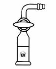 Adapter Outer 90° Vacuum with Hose Connection UI-2556