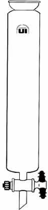 Chromatography Column Spherical Joint Teflon Stopcock UI-3455