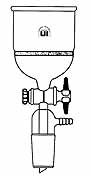 Filter Funnel Buchner with Vacuum Adapter Control UI-4450