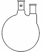Flask Round Bottom 2-Neck UI-4575