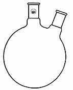 Flask Round Bottom 2-Neck UI-4580
