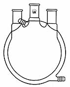 Flask Vertical 3-Neck Round Bottom Jacketed UI-4670