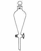 Funnel Separatory Squibb Stopper Teflon Stopcock UI-5006